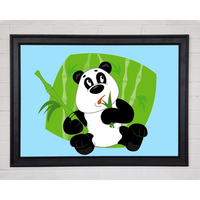 Panda Eating Bamboo Isabelle & Max Größe: 84,1 cm H x 118,9 cm B on Productcaster.