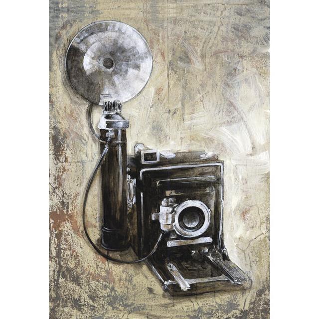 Camera Mate - Wrapped Canvas Painting Williston Forge Size: 91cm H x 61cm W on Productcaster.