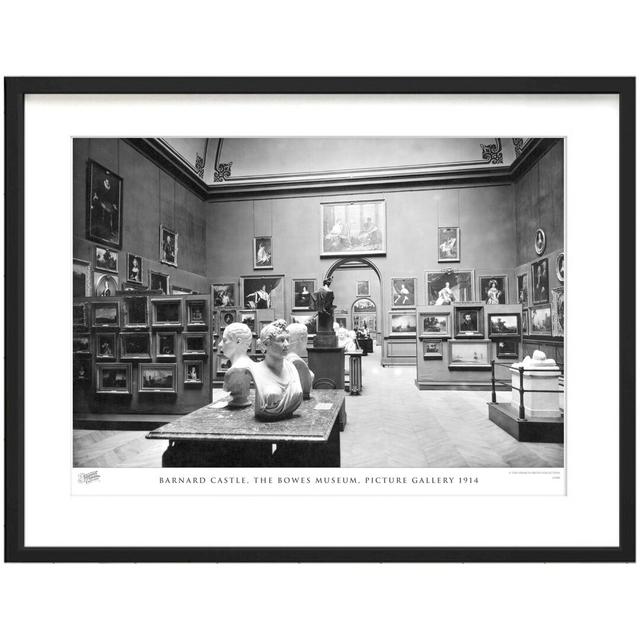 Barnard Castle, The Bowes Museum, Picture Gallery 1914 by Francis Frith - Single Picture Frame Print The Francis Frith Collection Size: 28cm H x 36cm on Productcaster.