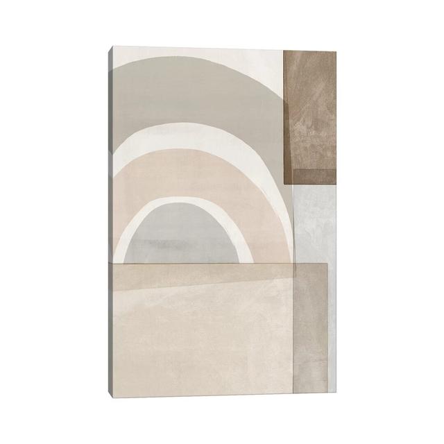 Beige Colour Blocks by Isabelle Z - Painting on Canvas Isabelline Format: Wrapped Canvas, Size: 66.04cm H x 45.72cm W x 1.91cm D on Productcaster.