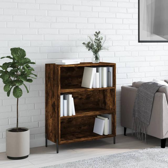 Blinda 90 H x 69.5 W Bookcase Alpen Home Colour: Smoked Oak on Productcaster.