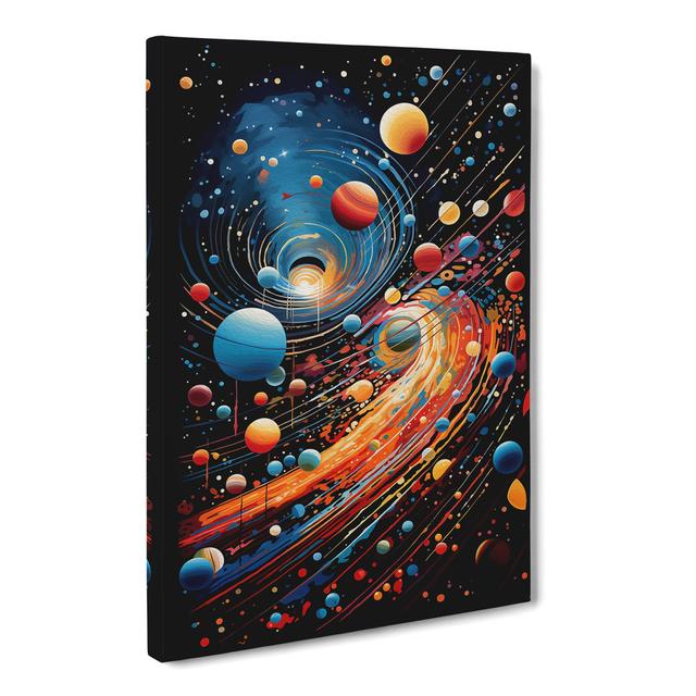 Universe Orphism - Art Prints Metro Lane Size: 76cm H x 50cm W x 3cm D on Productcaster.