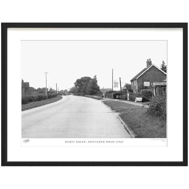 'Hurst Green, Swiftsden Road C1965' by Francis Frith - Picture Frame Photograph Print on Paper The Francis Frith Collection Size: 60cm H x 80cm W x 2. on Productcaster.