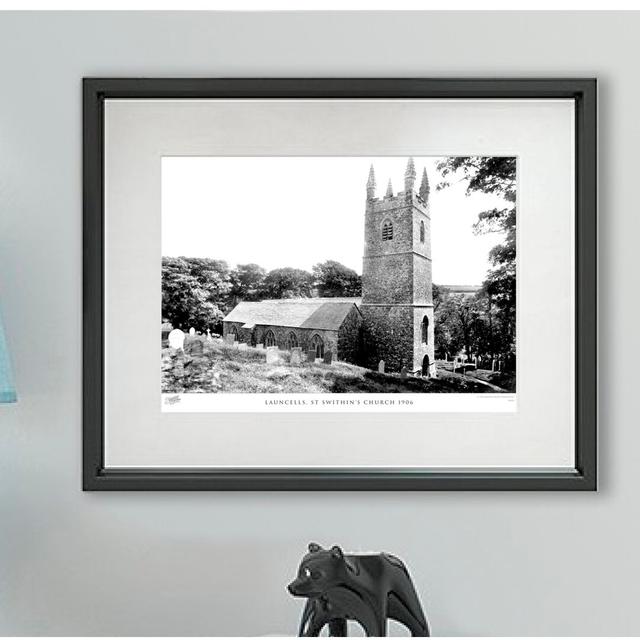 Launcells, St Swithins Church 1906 - Single Picture Frame Print The Francis Frith Collection Size: 40cm H x 50cm W x 2.3cm D on Productcaster.