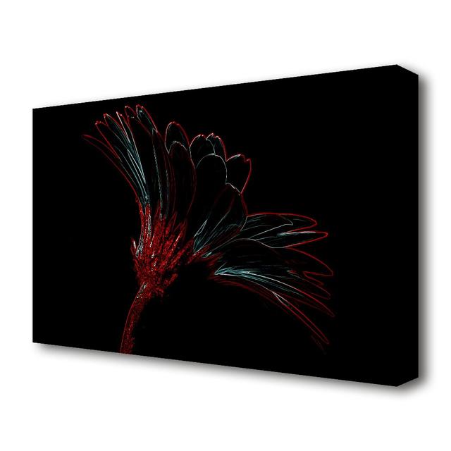 'Abstract Neon Landscape' Photographic Print on Canvas East Urban Home Size: 50.8 cm H x 81.3 cm W on Productcaster.