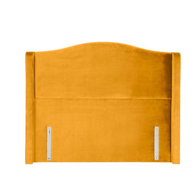 Osprey Upholstered Headboard Silentnight Size: Super King (6'), Colour: Ochre on Productcaster.