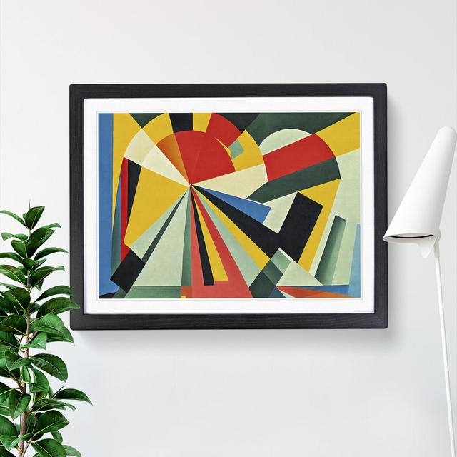 Suprematism Art Abstract Vol.2 - Picture Frame Graphic Art Metro Lane Frame Colour: Black, Size: 25cm H x 34cm W x 2cm D on Productcaster.