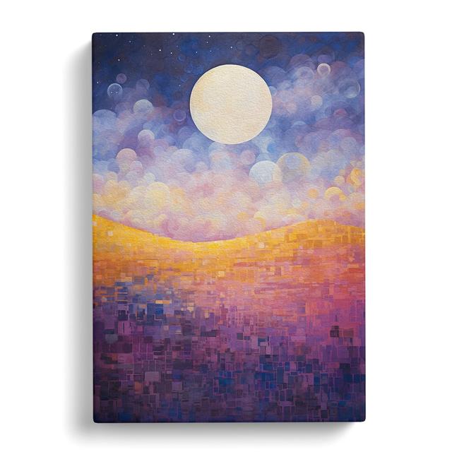 Moon Colour Field Art No.2 17 Stories Size: 50cm H x 35cm W x 3cm D on Productcaster.