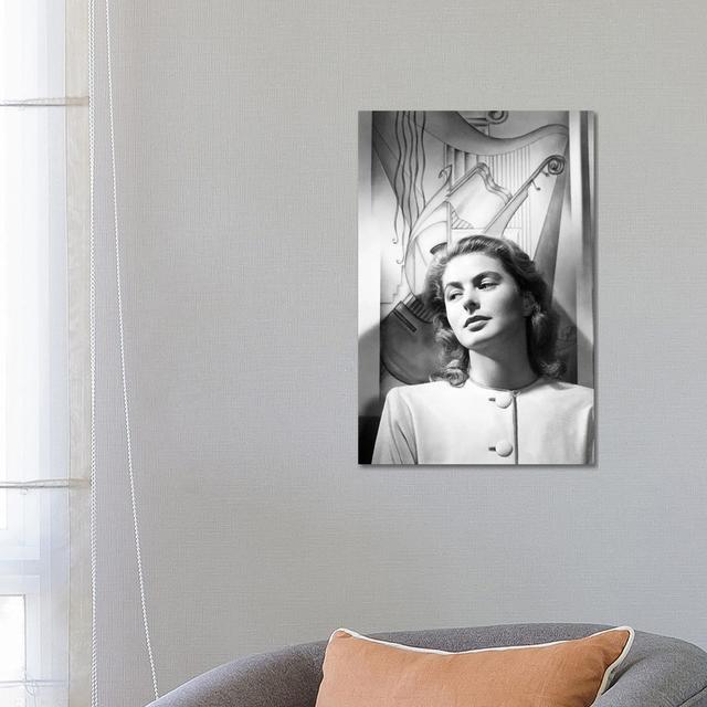 Ingrid Bergman (1915-1982) - Wrapped Canvas Print Fairmont Park Size: 66.04cm H x 45.72cm W x 1.91cm D on Productcaster.