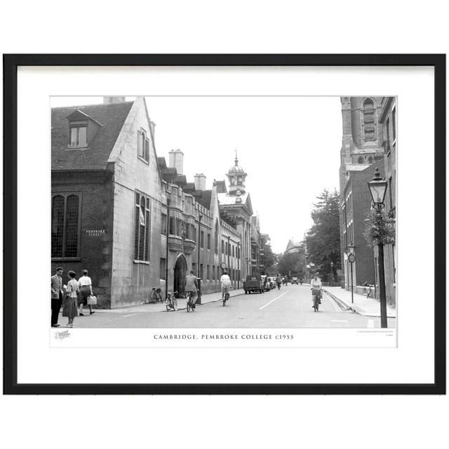 Cambridge, Pembroke College C1955 by Francis Frith - Single Picture Frame Print The Francis Frith Collection Size: 60cm H x 80cm W x 2.3cm D on Productcaster.