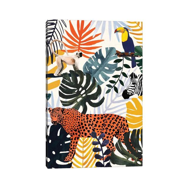 Jungle Jumble II by Victoria Borges - Wrapped Canvas Print 17 Stories Size: 66.04cm H x 45.72cm W x 3.81cm D on Productcaster.