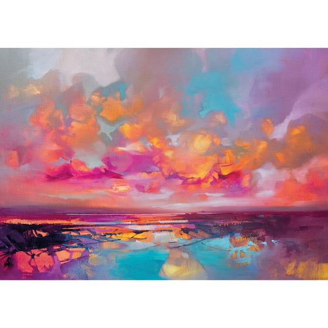 Fractal Shore by Scott Naismith - Wrapped Canvas Print Ebern Designs Size: 85 cm H x 120 cm W on Productcaster.