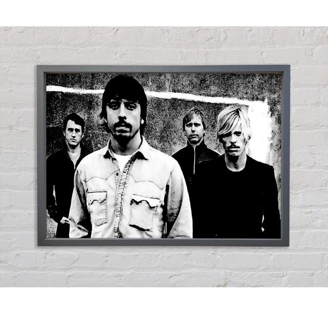 Foo Fighters - Single Picture Frame Art Prints on Canvas Bright Star Size: 100cm H x 141.4cm W x 3.3cm D on Productcaster.