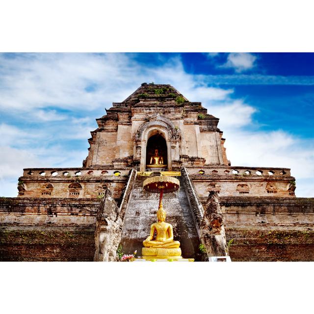 Temple Wat Chedi Luang In Chiang Mai, Thailand. Bloomsbury Market Size: 61cm H x 91cm W x 3.8cm D on Productcaster.