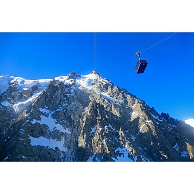 Fuson Aiguille Du Midi - Wrapped Canvas Photograph Alpen Home Size: 30cm H x 46cm W x 3.8cm D on Productcaster.