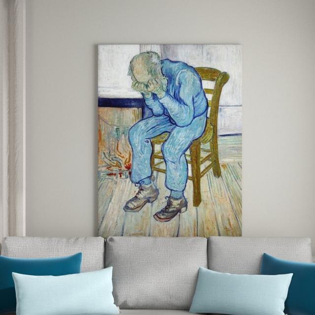 'At Eternity's Gate' by Vincent Van Gogh Painting Print East Urban Home Size: 80cm H x 60cm W x 1.8cm D on Productcaster.