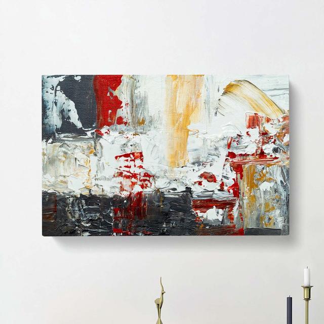 Abstract Art Painting Vol.369 by S.Johnson - Wrapped Canvas Painting Print East Urban Home Size: 60cm H x 91cm W x 3cm D on Productcaster.