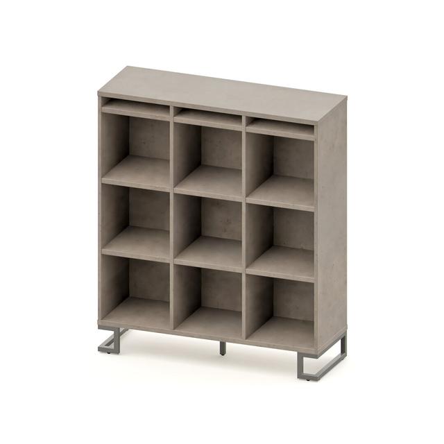 Cube Bookcase Grey/Anthracite by Ebern Designs on Productcaster.