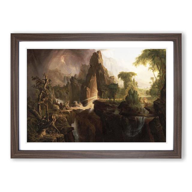 Expulsion from the Garden of Eden by Thomas Cole - Picture Frame Painting East Urban Home Frame Option: Walnut Framed, Size: 27cm H x 36cm W x 2cm D on Productcaster.