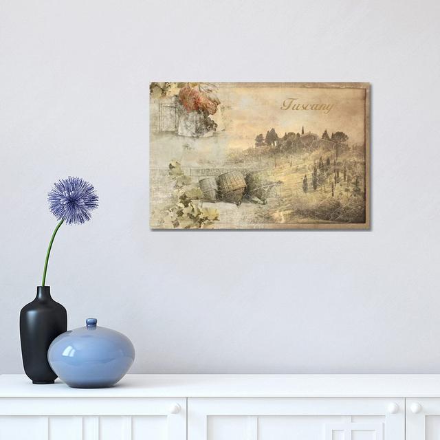 Tuscany by PI Studio - Wrapped Canvas Print Alpen Home Size: 30.48cm H x 45.72cm W x 1.91cm D on Productcaster.