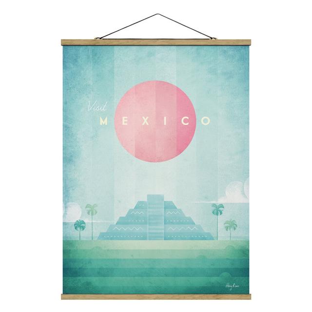 Travel Poster - Mexico - Unframed Graphic Art Ebern Designs Size: 66.4cm H x 50cm W x 0.3cm D on Productcaster.