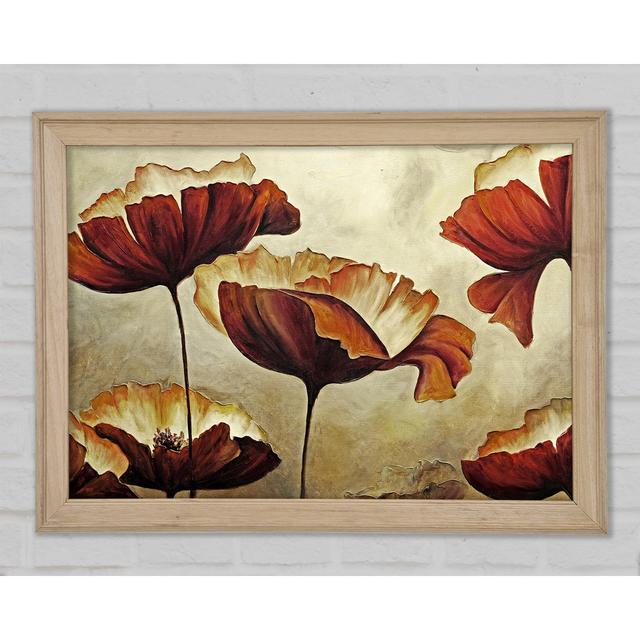 Chocolate Poppy Skies 1 - Single Picture Frame Art Prints Bright Star Size: 21cm H x 29.7cm W on Productcaster.