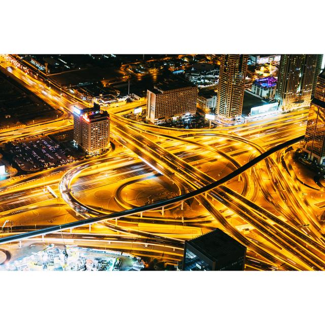 Sheikh Zayed Road by Filadendron - No Frame Art Prints on Canvas 17 Stories Size: 61cm H x 91cm W on Productcaster.