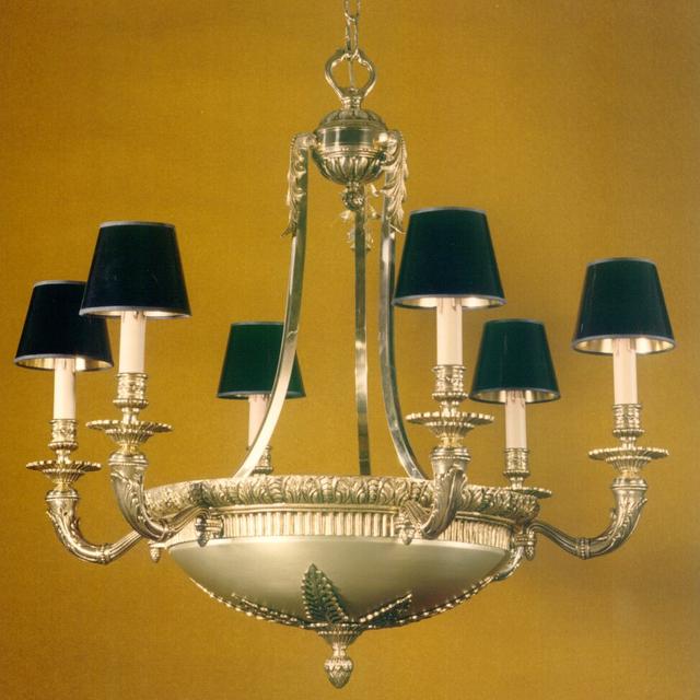 Cuff 9-Light Shaded Chandelier Astoria Grand Finish: French Gold on Productcaster.