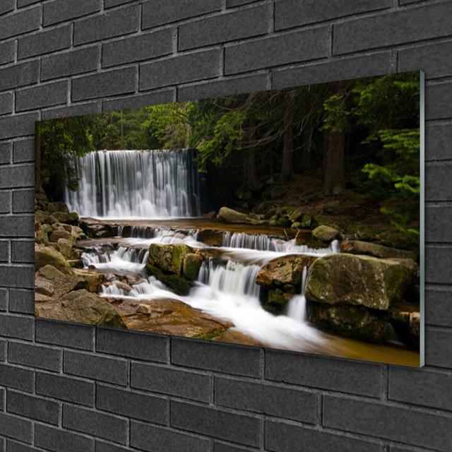 Glass Print Wall Art 100X50cm Image Printed On Glass Decorative Wall Picture Behind Toughened / Tempered Safety Real Glass For Kitchen & Living Room T on Productcaster.