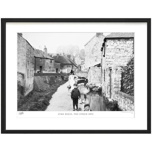 'Lyme Regis, The Lynch 1892' by Francis Frith - Picture Frame Photograph Print on Paper The Francis Frith Collection Size: 60cm H x 80cm W x 2.3cm D on Productcaster.