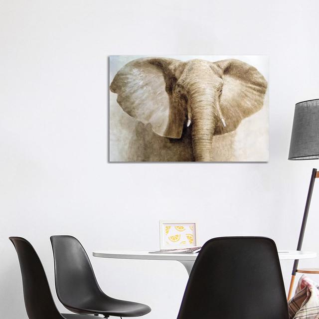 Elephant by Lincoln Seligman - Wrapped Canvas Gallery-Wrapped Canvas Giclée Latitude Vive Size: 66.04cm H x 101.6cm W x 1.905cm D on Productcaster.