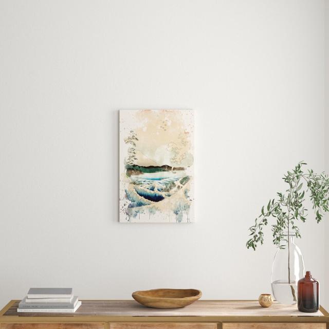 Hiroshige - Wrapped Canvas Painting East Urban Home Size: 76cm H x 50cm W on Productcaster.