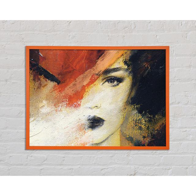 Striking Face - Single Picture Frame Art Prints Mercer41 Size: 29.7cm H x 42cm W on Productcaster.