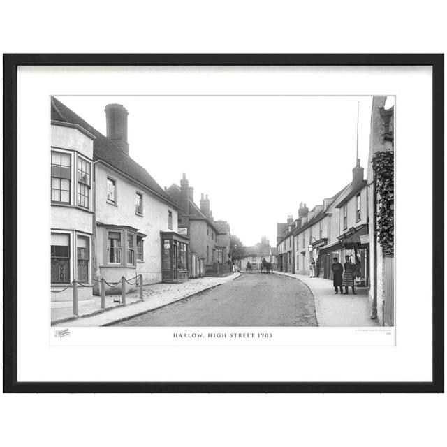 Harlow, High Street 1903 by Francis Frith - Single Picture Frame Print The Francis Frith Collection Size: 45cm H x 60cm W x 2.3cm D on Productcaster.