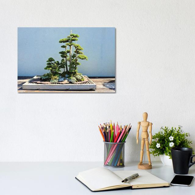 Forest Island by Alex Tonetti - Wrapped Canvas Print Ebern Designs Size: 20.32cm H x 30.48cm W x 1.91cm D on Productcaster.