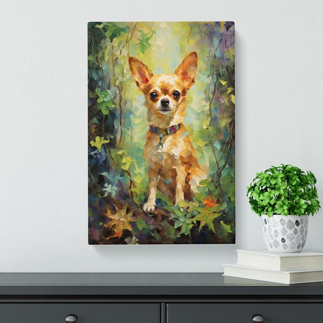 Chihuahua Impressionism - Art Prints Marlow Home Co. Size: 50cm H x 35cm W x 3cm D on Productcaster.