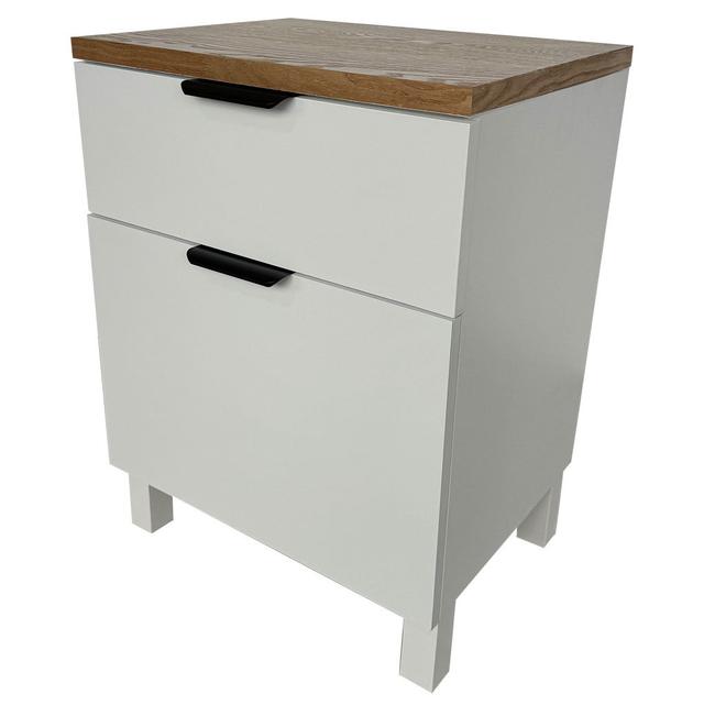 45cm W Manufactured Wood Bedside Table Brayden Studio on Productcaster.