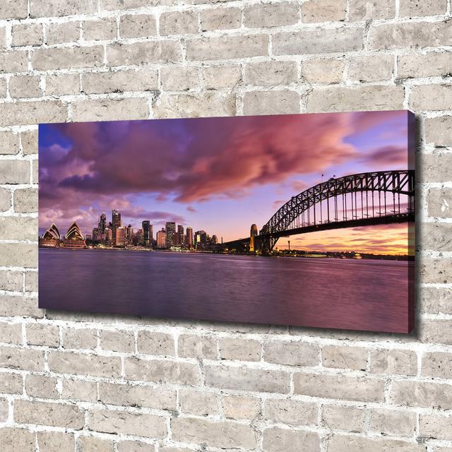 Bridge in Sidney - Unframed Art Prints on Canvas Ebern Designs on Productcaster.