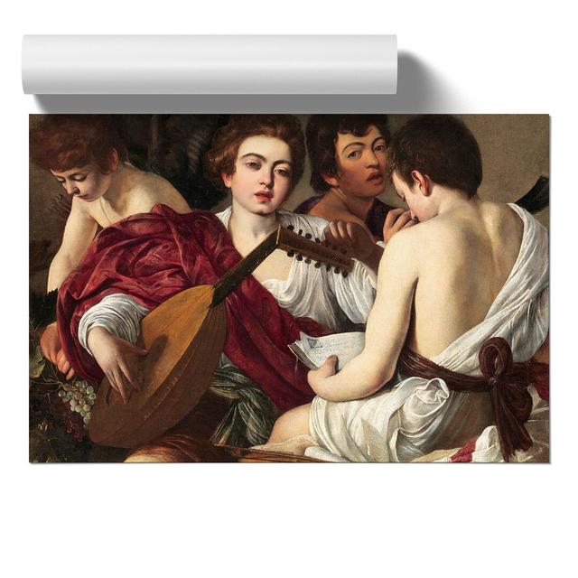 Music by Caravaggio - No Frame Print East Urban Home Size: 42cm H x 59cm W x 0.1cm D on Productcaster.