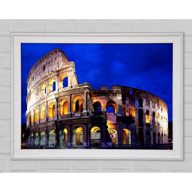 Colosseum In Rome - Single Picture Frame Art Prints Brayden Studio Size: 42cm H x 59.7cm W x 1.5cm D on Productcaster.