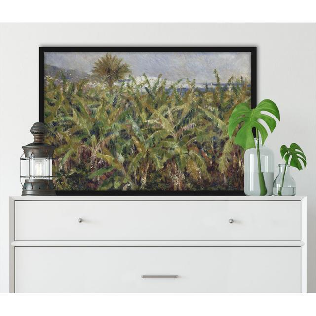 Gerahmtes Poster Field with Banana Trees von Pierre-Auguste Renoir Sansibar Home Größe: 55 cm H x 40 cm B x 2.5 cm T on Productcaster.