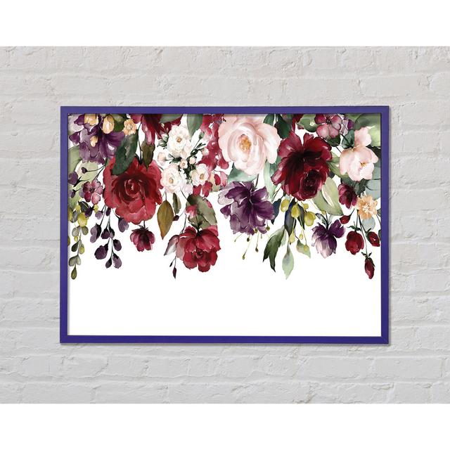 Flowers Falling From Above - Single Picture Frame Art Prints Ophelia & Co. Size: 59.7cm H x 84.1cm W x 2cm D on Productcaster.