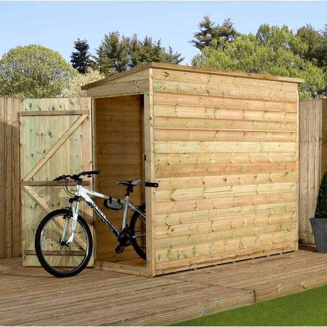 3 Ft. W x 8 Ft. D Shiplap Pent Wooden Shed Empire Sheds Ltd on Productcaster.