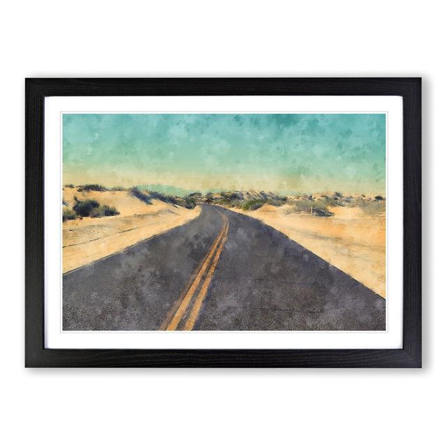 The Open Road Vol.3 - Picture Frame Graphic Art East Urban Home Frame Option: Black Framed, Size: 36cm H x 48cm W x 2cm D on Productcaster.