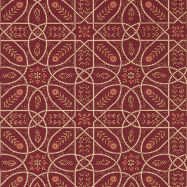 Brophy Trellis 10.05m x 68.6cm Matte Wallpaper Roll Morris & Co Colour: Neutral on Productcaster.