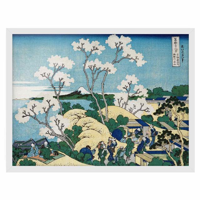 The Fuji of Gotenyama by Katsushika Hokusai - Picture Frame Painting Rosalind Wheeler Size: 70cm H x 100cm W x 2cm D, Frame Option: White Framed on Productcaster.