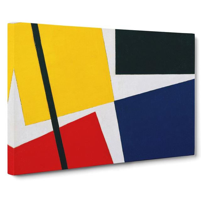 Composition Vol.2 by Theo Van Doesburg - Wrapped Canvas Painting East Urban Home Size: 35cm H x 50cm W x 3cm D on Productcaster.