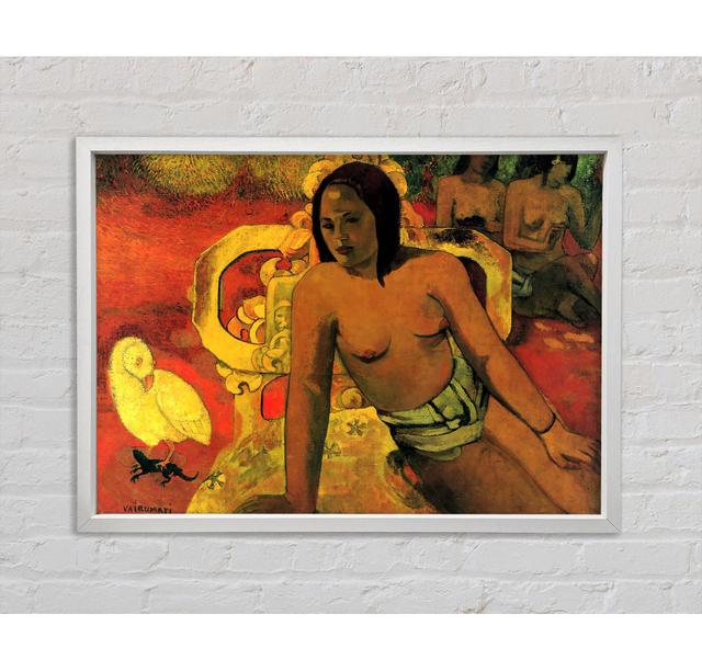 Gauguin Vairumati - Single Picture Frame Print Rosalind Wheeler Format: White Framed Canvas, Size: 100cm H x 141.4cm W x 3.3cm D on Productcaster.