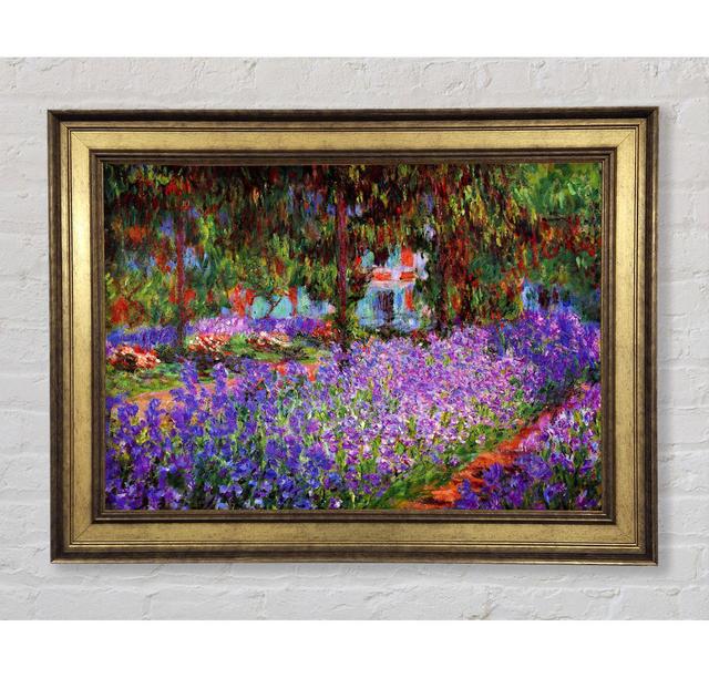 Monet Garten in Giverny - Einzelner Bilderrahmen Kunstdrucke Bright Star Größe: 59,7 cm H x 84,1 cm B x 8 cm T on Productcaster.