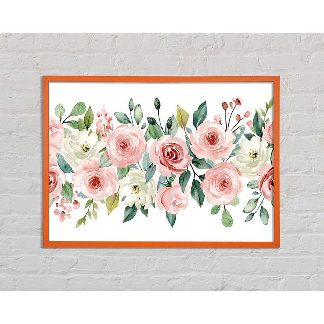 Floral Roses Bouquet - Single Picture Frame Art Prints Ophelia & Co. Size: 59.7cm H x 84.1cm W x 2cm D on Productcaster.